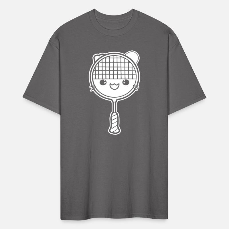 Badminton Racket Comic Style