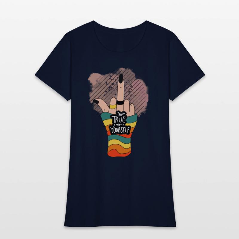 Be True To Yourself Middle Finger