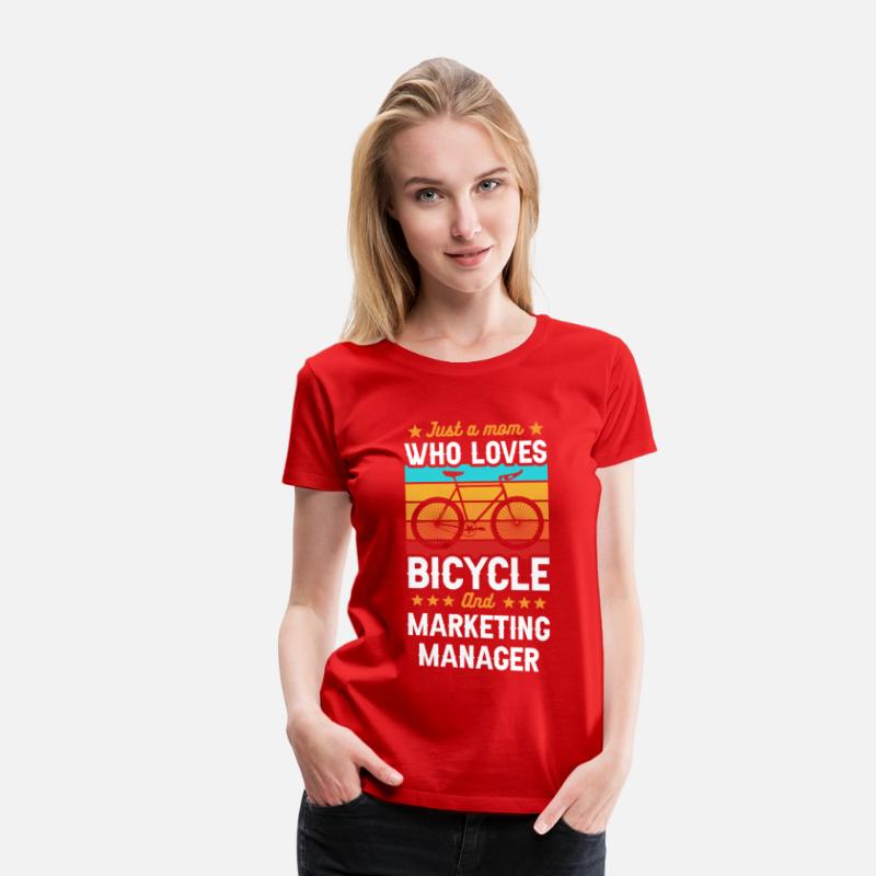 Bicycle And Marketing Manager Mom