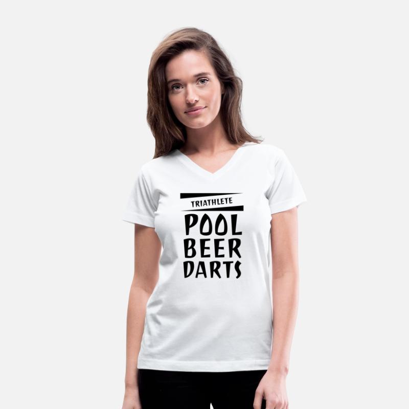 Triathlete: Pool, Beer, Darts, Funny Sport Design