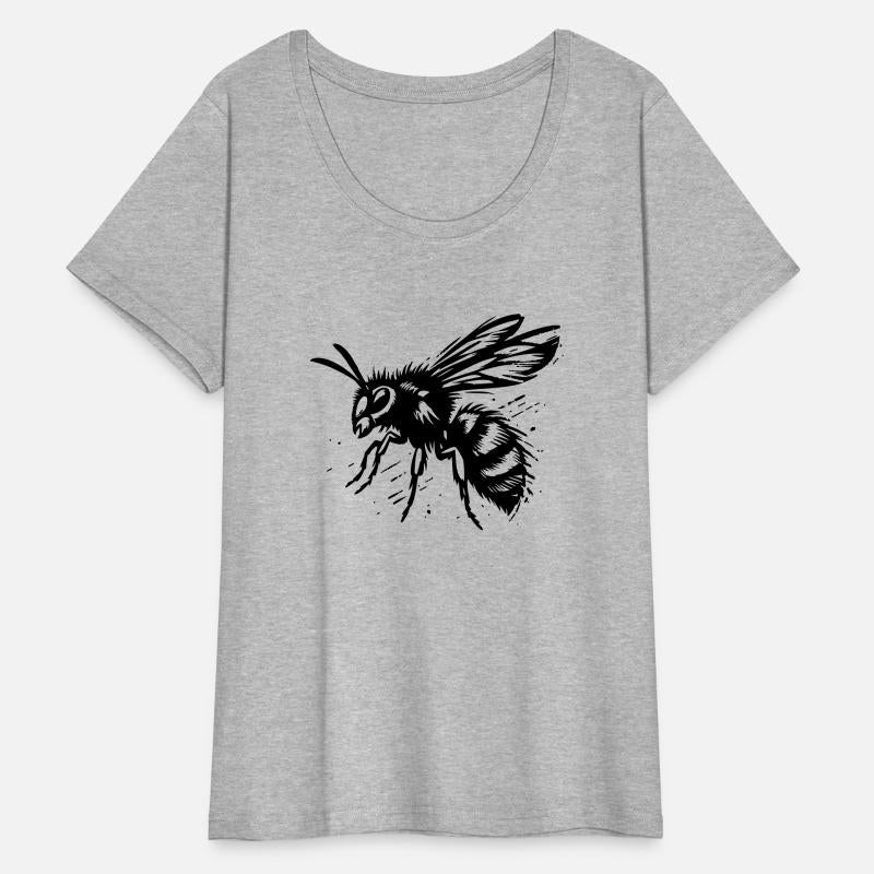 Two Color Wasp Insect Vector Art path4