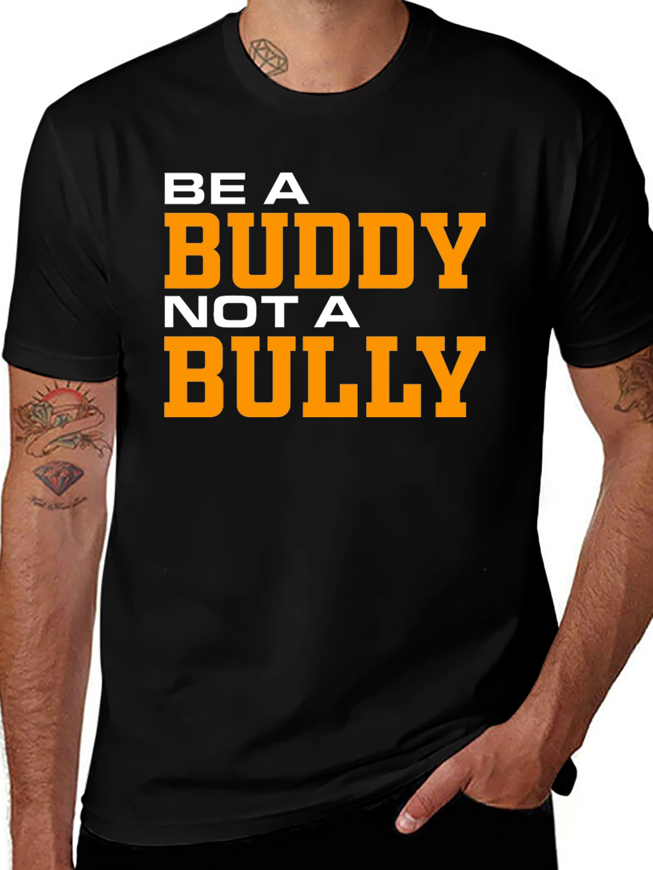 Be A Buddy Not A Bully Graphic Tee