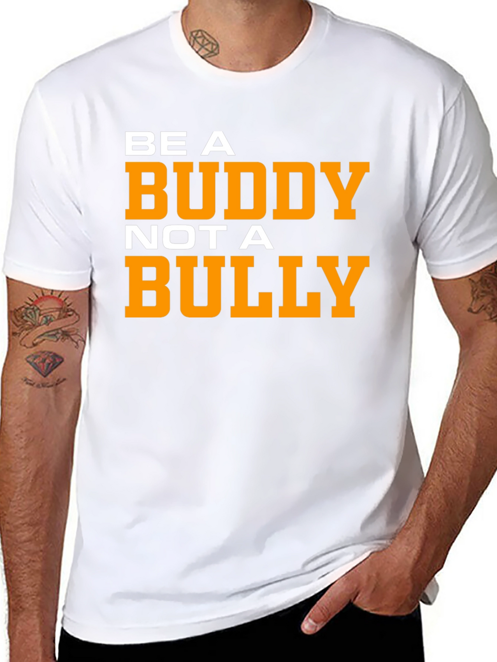 Be A Buddy Not A Bully Graphic Tee