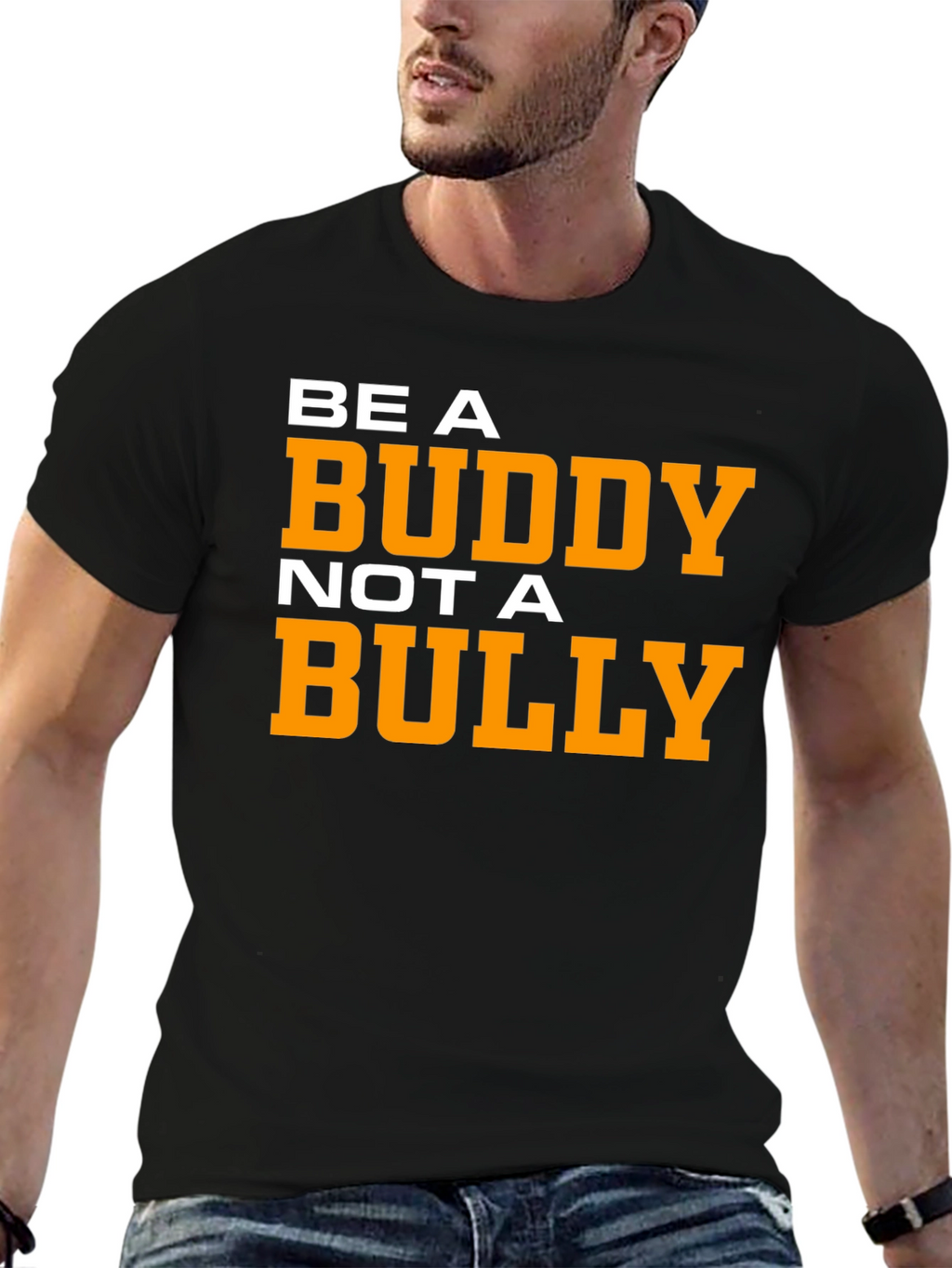 Be A Buddy Not A Bully Graphic Tee