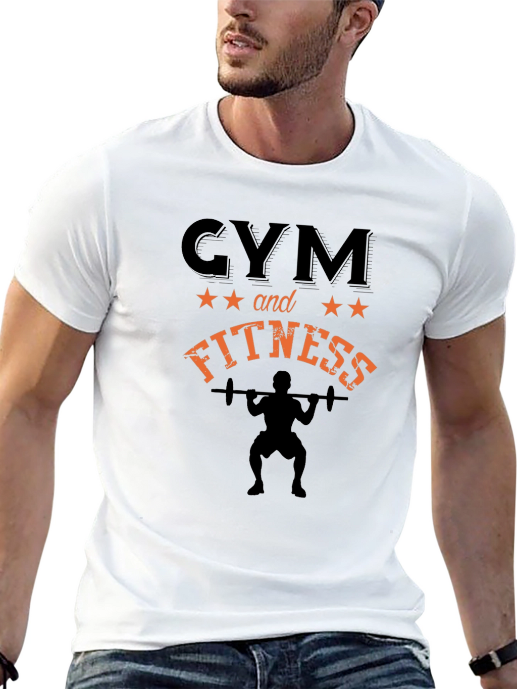 Gym and Fitness Black T-Shirt