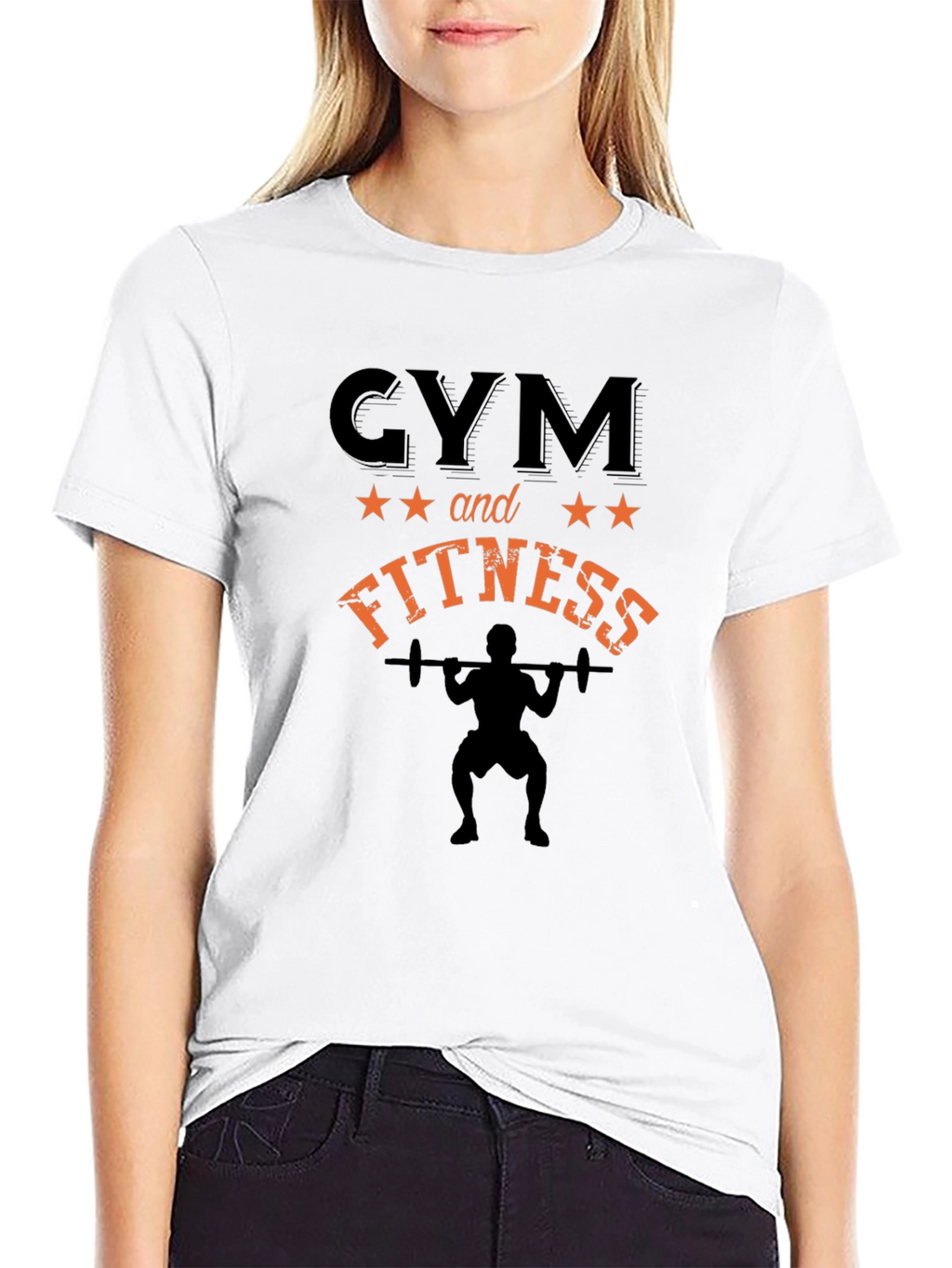 Gym and Fitness Black T-Shirt