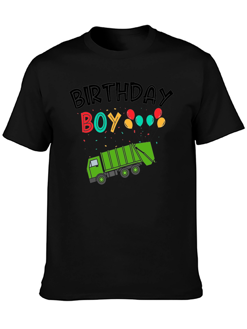 Birthday Boy Garbage Truck T-Shirt