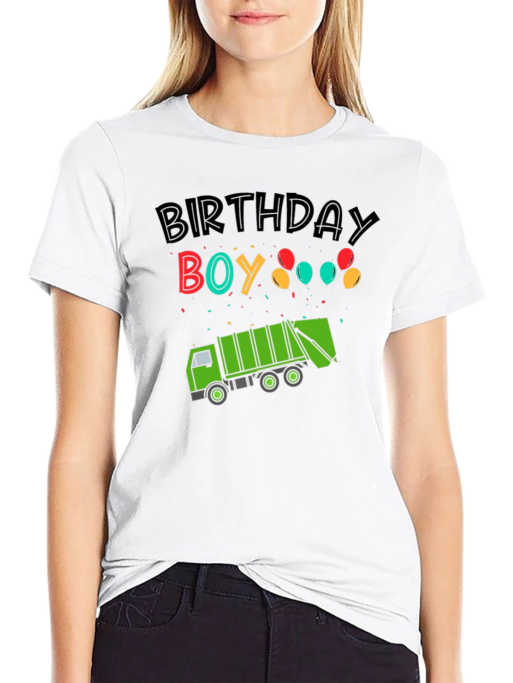 Birthday Boy Garbage Truck T-Shirt