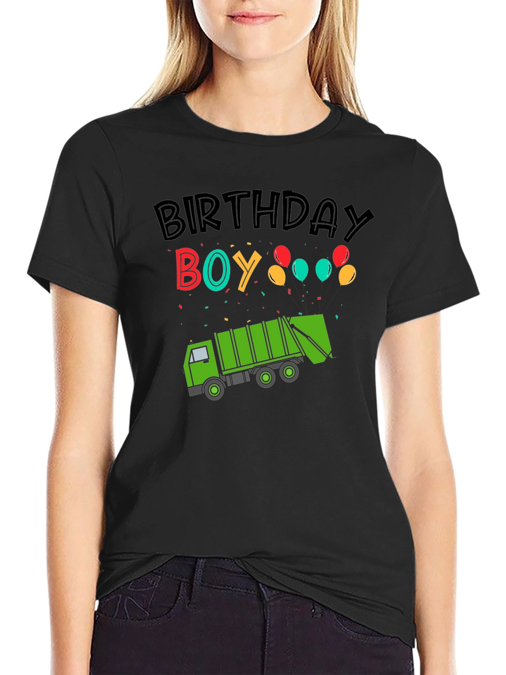 Birthday Boy Garbage Truck T-Shirt