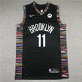 Men's Brooklyn Nets Kyrie Irving #11 Black Swingman Jerseys - City Edition