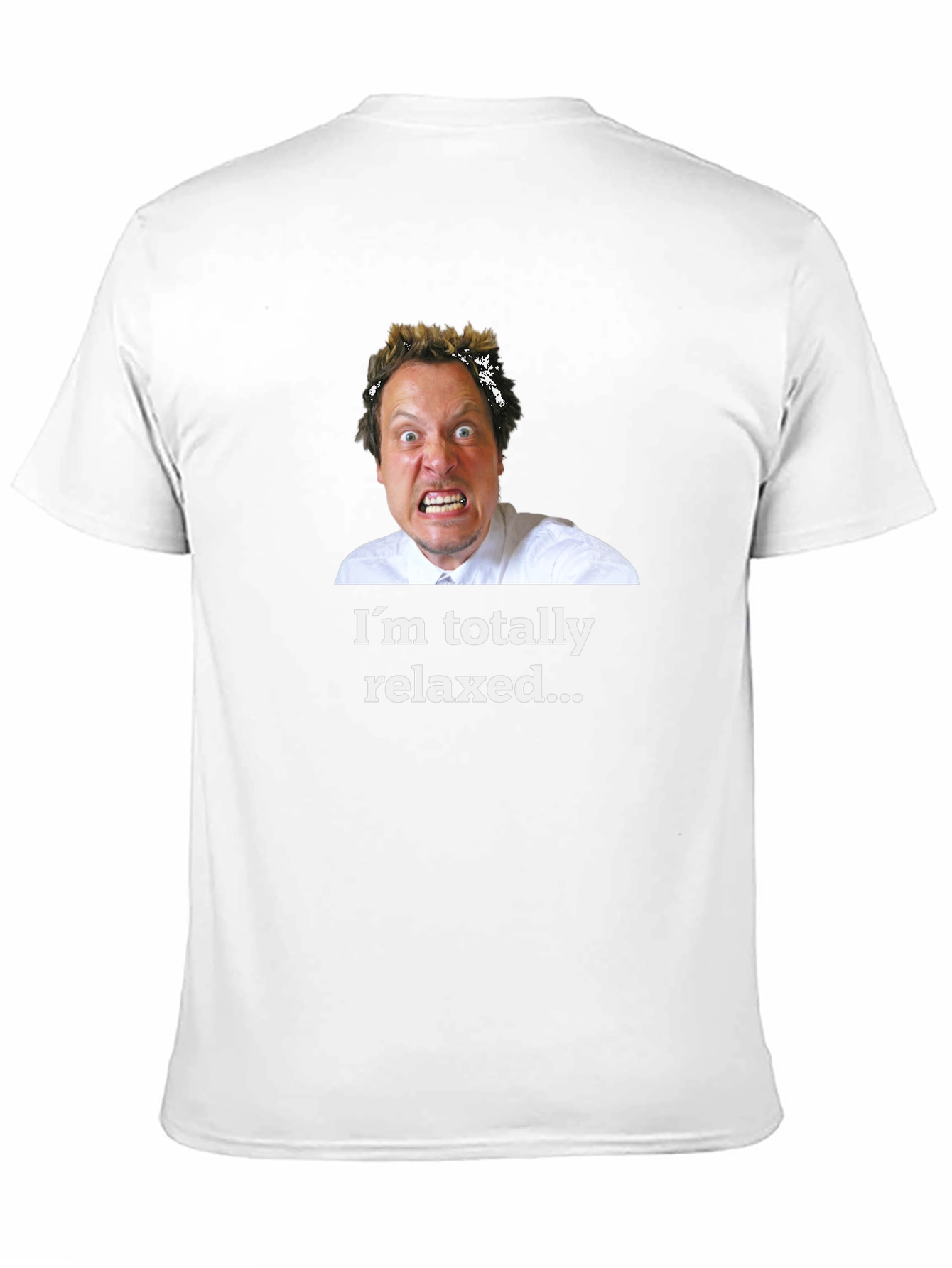Relaxed? Black T-Shirt - Humorous Graphic Tee