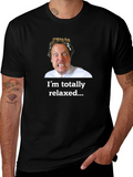 Relaxed? Black T-Shirt - Humorous Graphic Tee