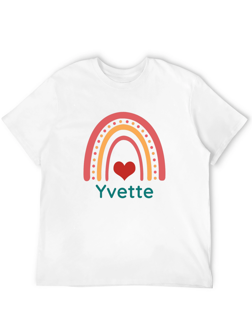 Rainbow Name T-Shirt - Personalized Gift