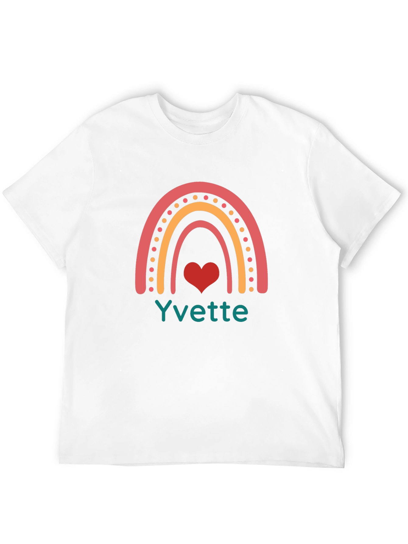 Rainbow Name T-Shirt - Personalized Gift