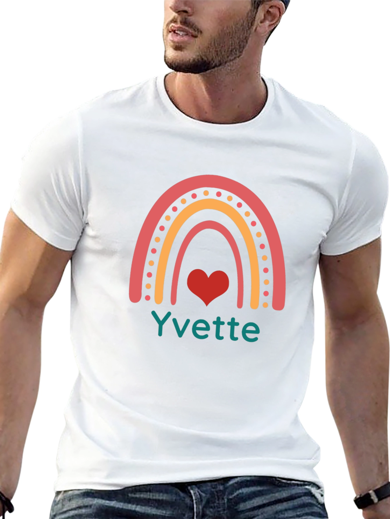 Rainbow Name T-Shirt - Personalized Gift