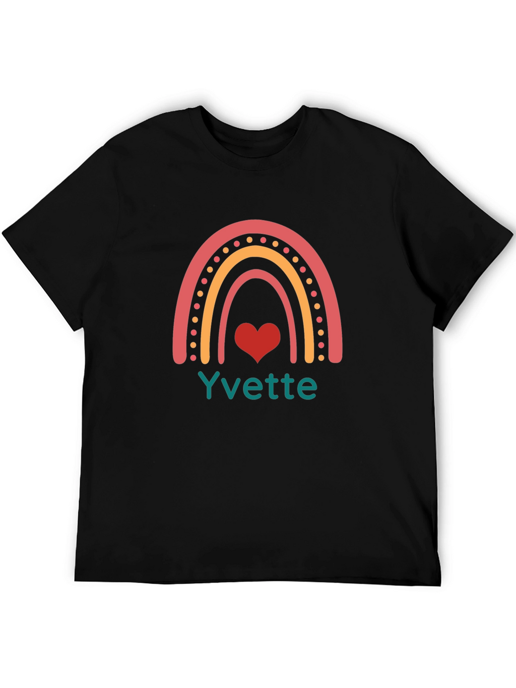 Rainbow Name T-Shirt - Personalized Gift