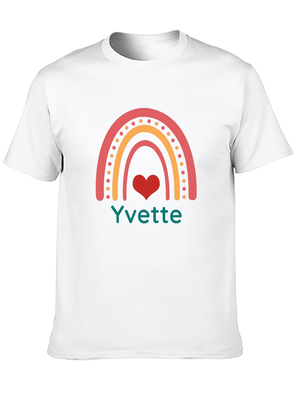 Rainbow Name T-Shirt - Personalized Gift