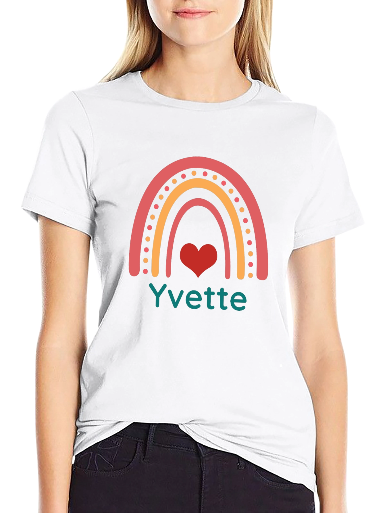 Rainbow Name T-Shirt - Personalized Gift