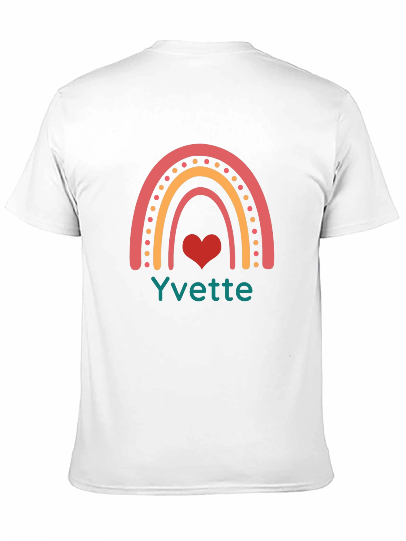 Rainbow Name T-Shirt - Personalized Gift