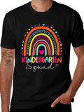 Kindergarten Squad Rainbow Graphic T-Shirt