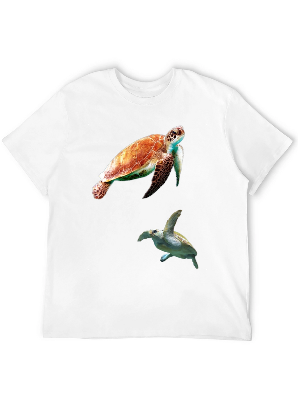 Turtle Graphic Tee - Ocean Life Design