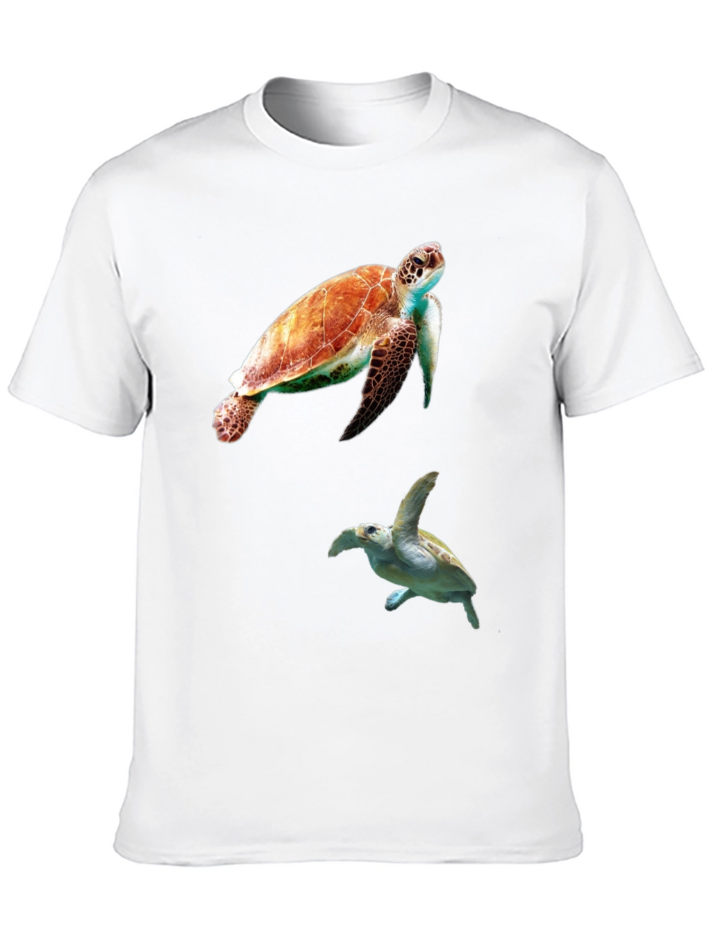 Turtle Graphic Tee - Ocean Life Design