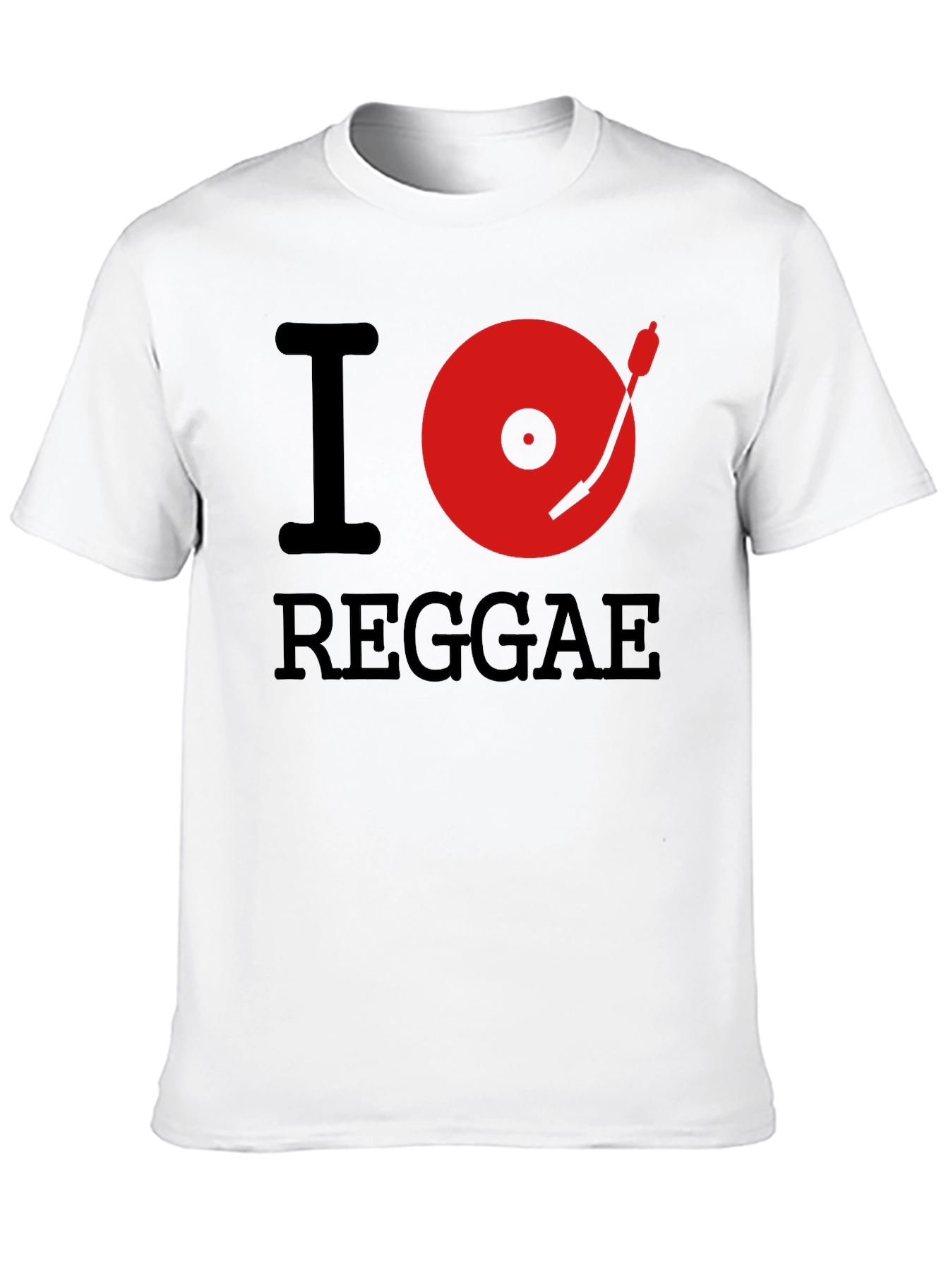 I Heart Reggae Black Graphic Tee