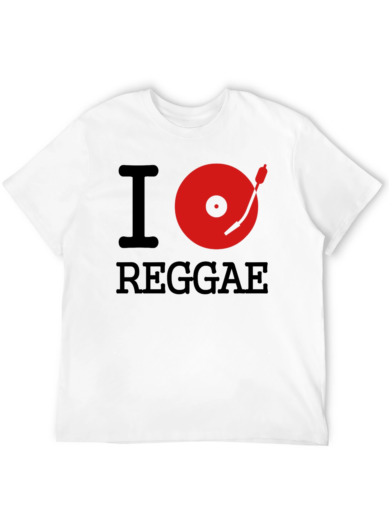 I Heart Reggae Black Graphic Tee
