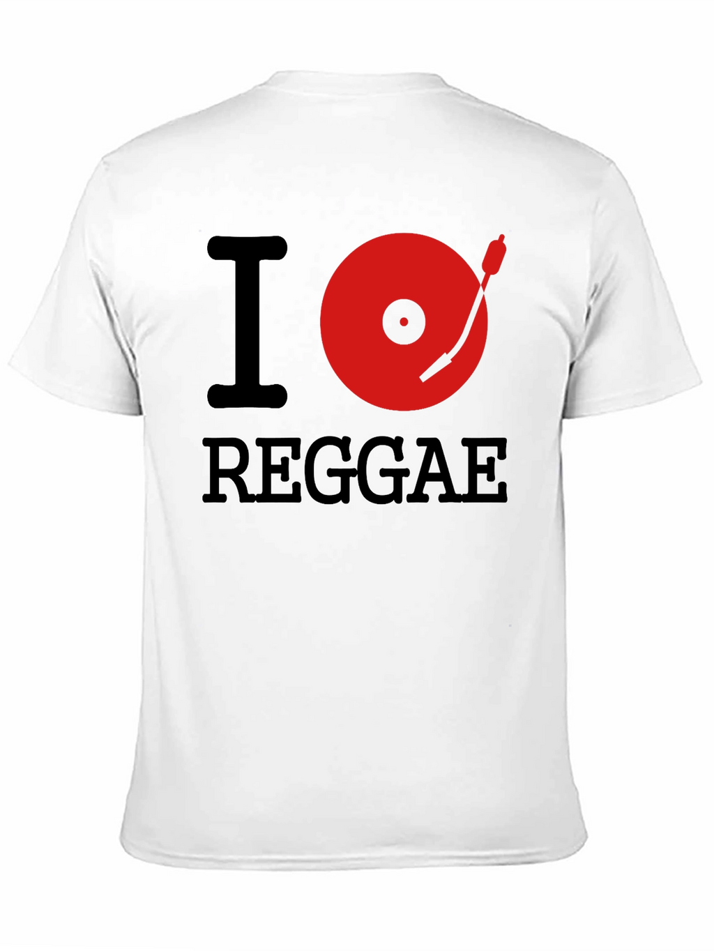 I Heart Reggae Black Graphic Tee