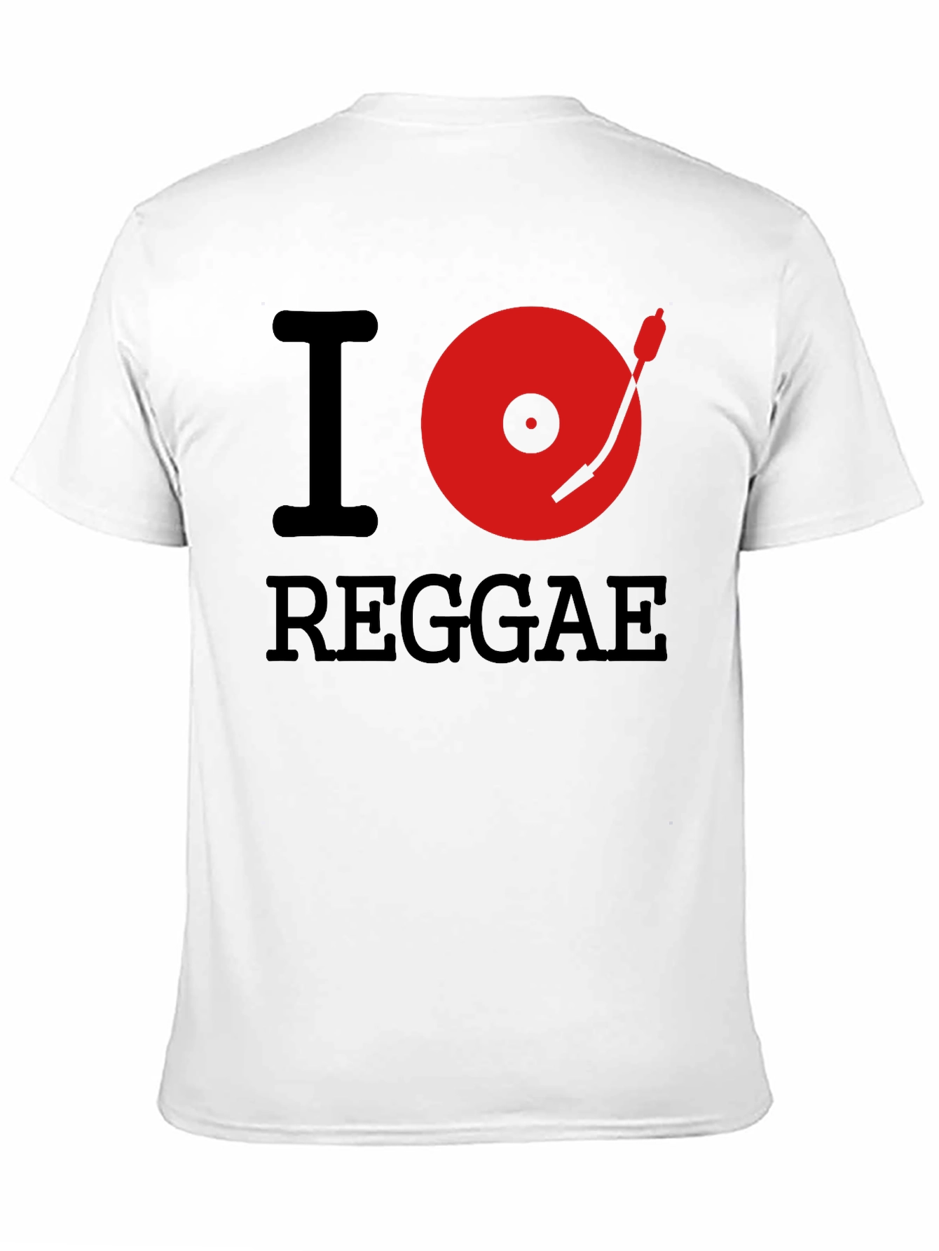 I Heart Reggae Black Graphic Tee