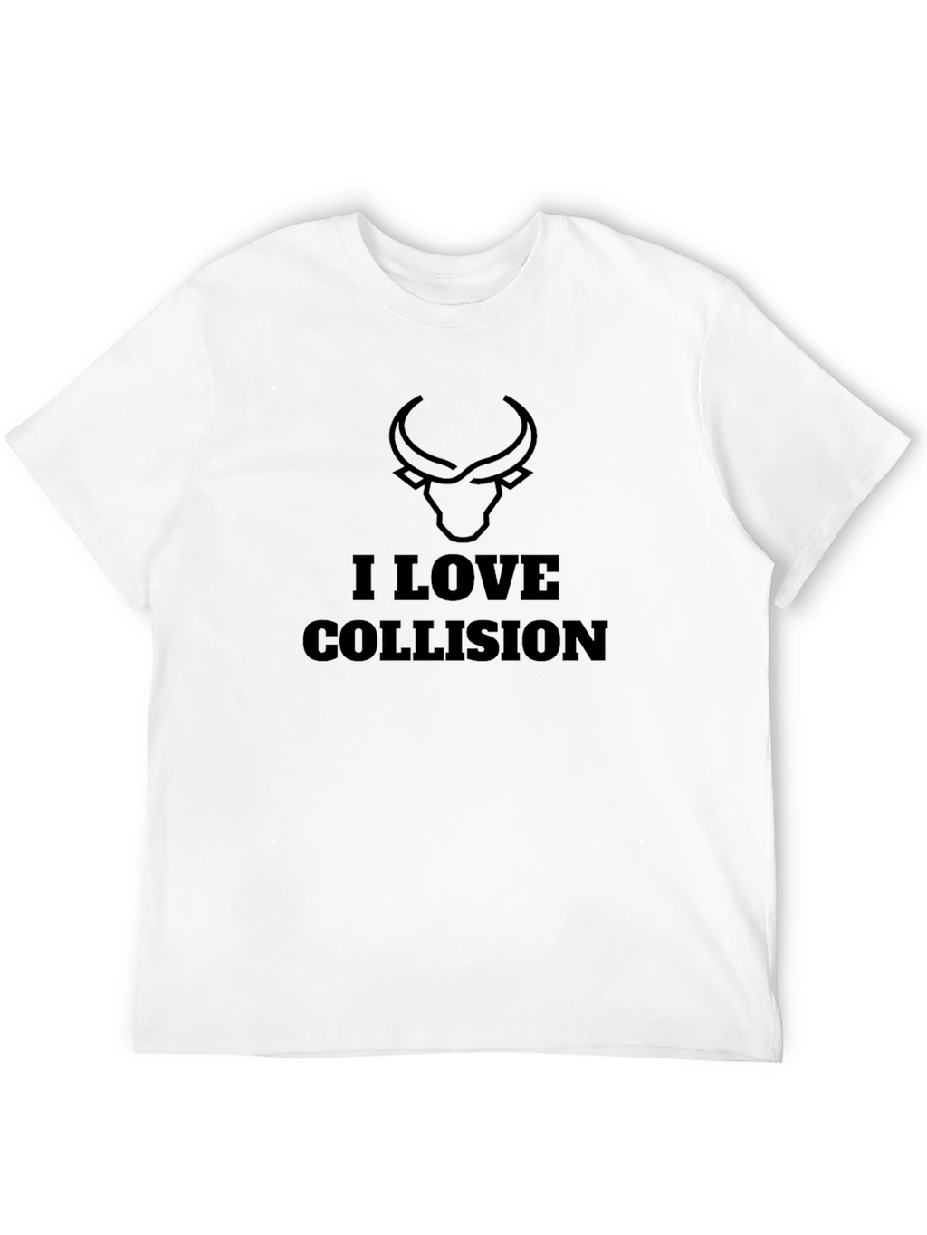 I Love Collision Black Graphic Tee