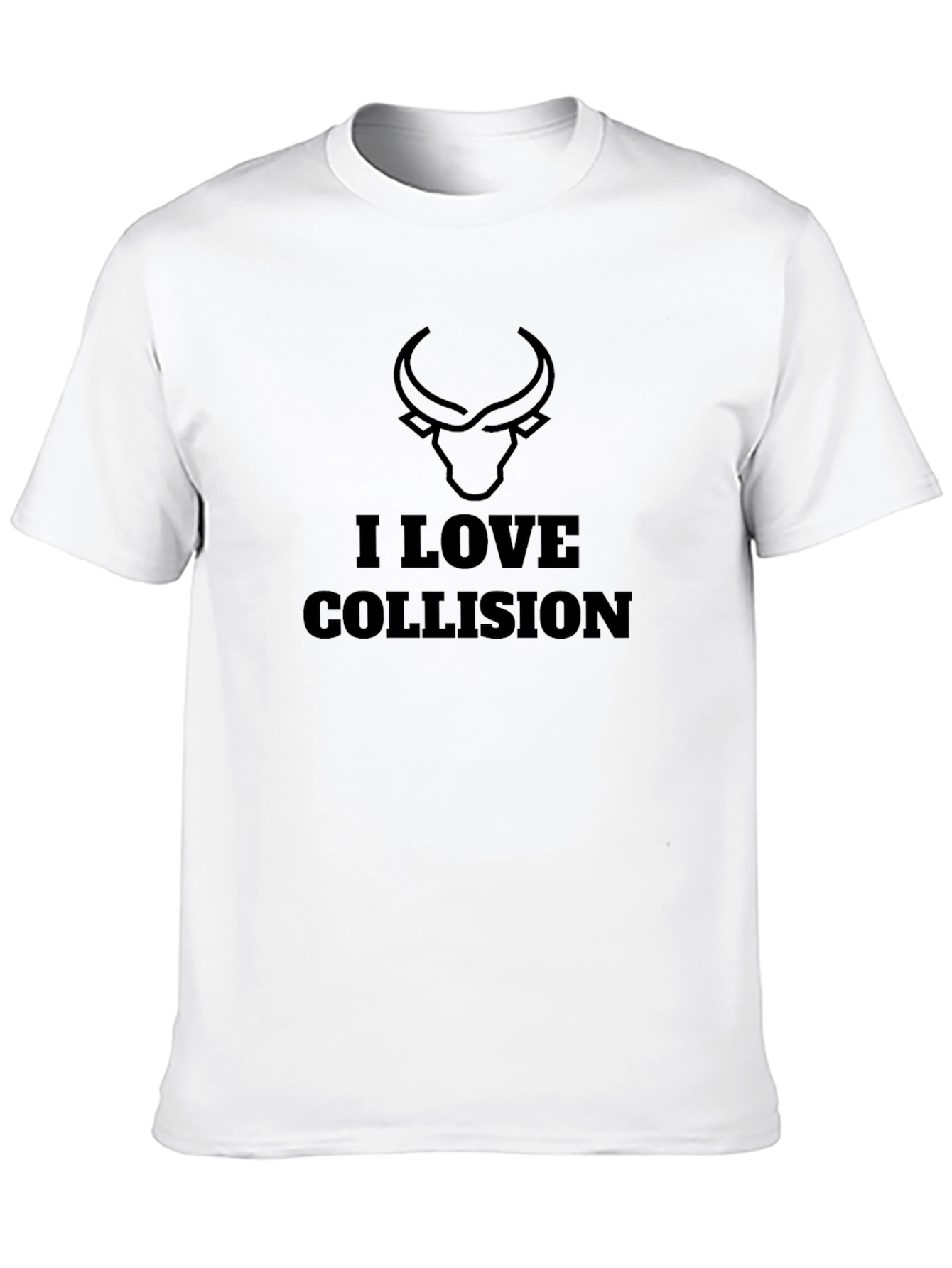 I Love Collision Black Graphic Tee
