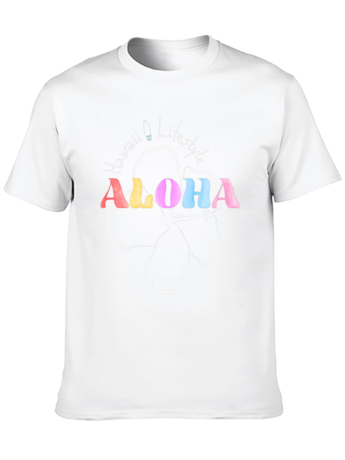 Aloha Hawaii Lifestyle Black T-Shirt