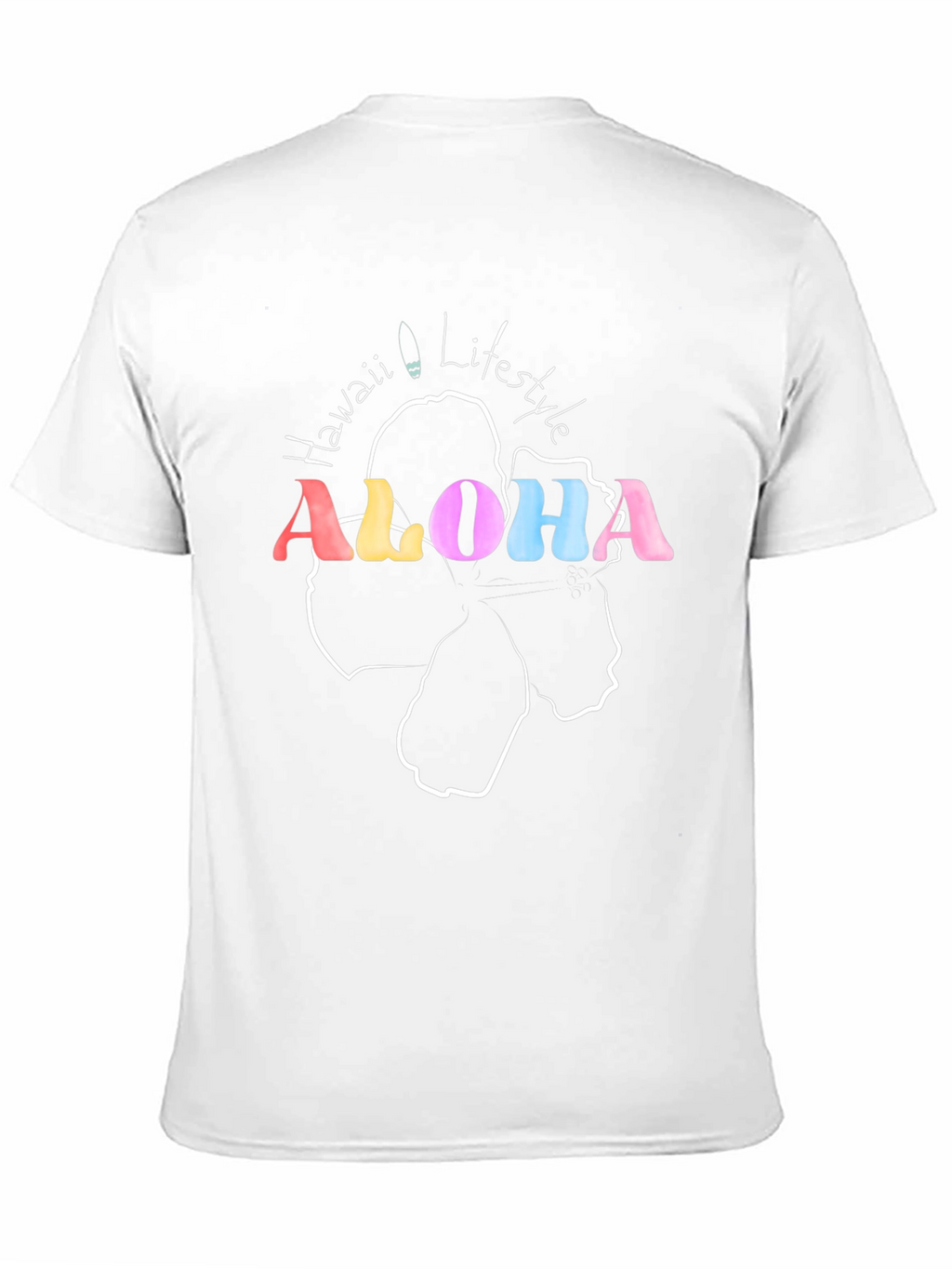 Aloha Hawaii Lifestyle Black T-Shirt