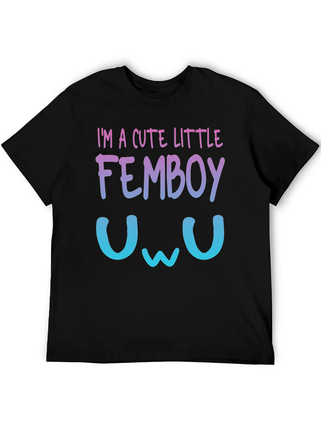 Cute Little Femboy T-Shirt - Gradient Design