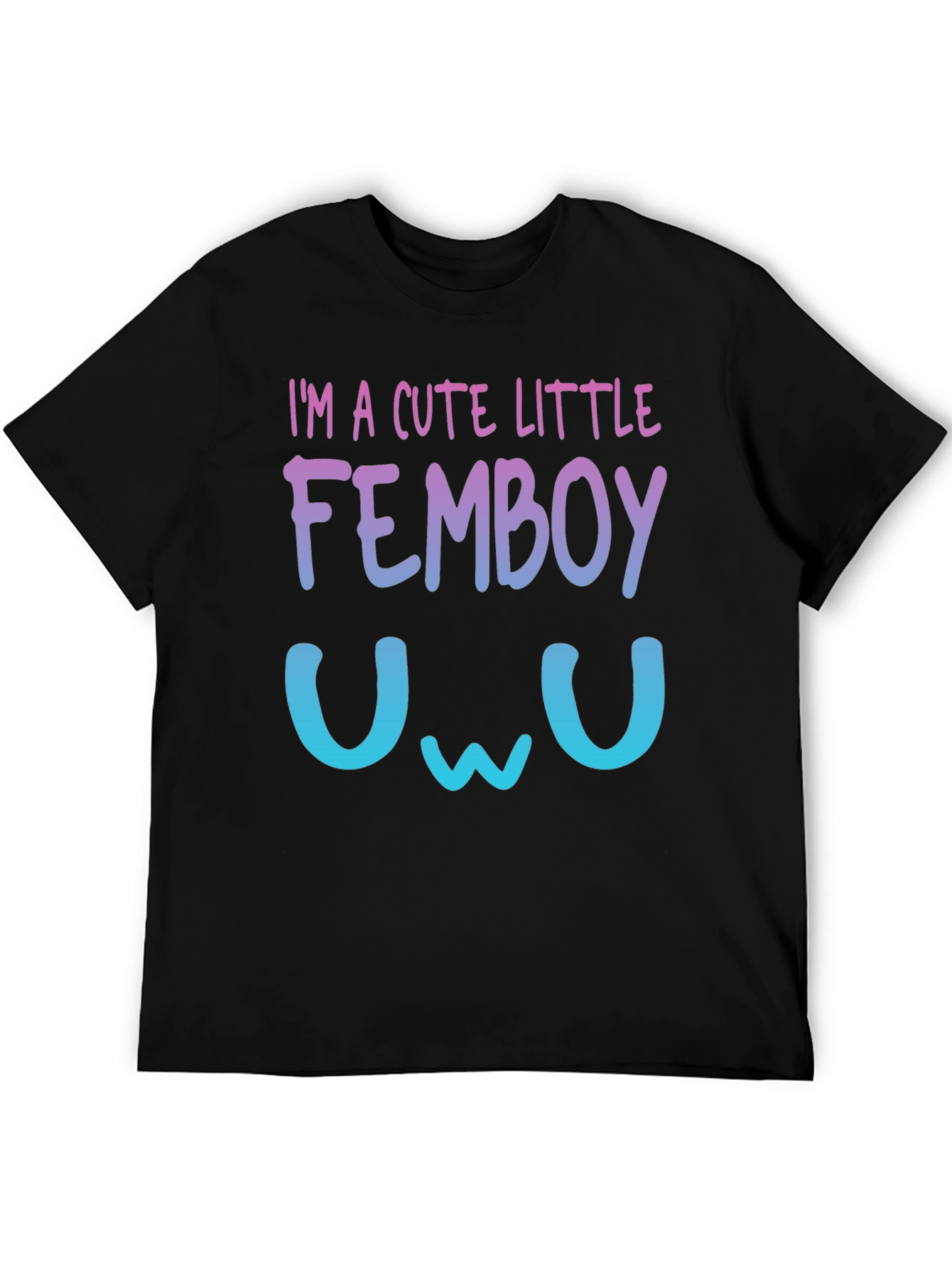 Cute Little Femboy T-Shirt - Gradient Design