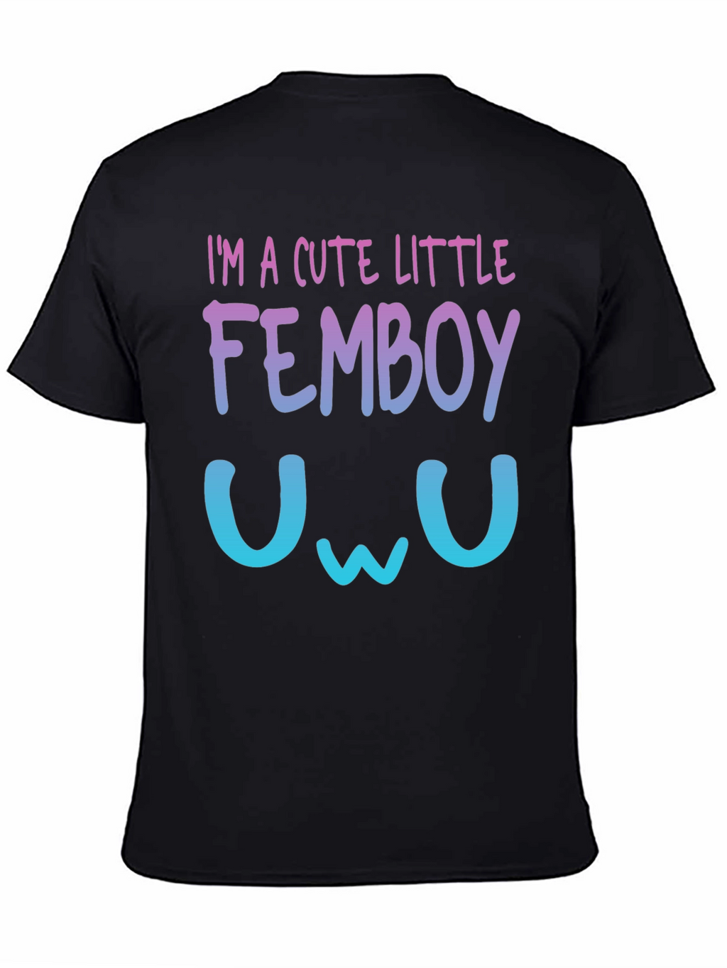 Cute Little Femboy T-Shirt - Gradient Design