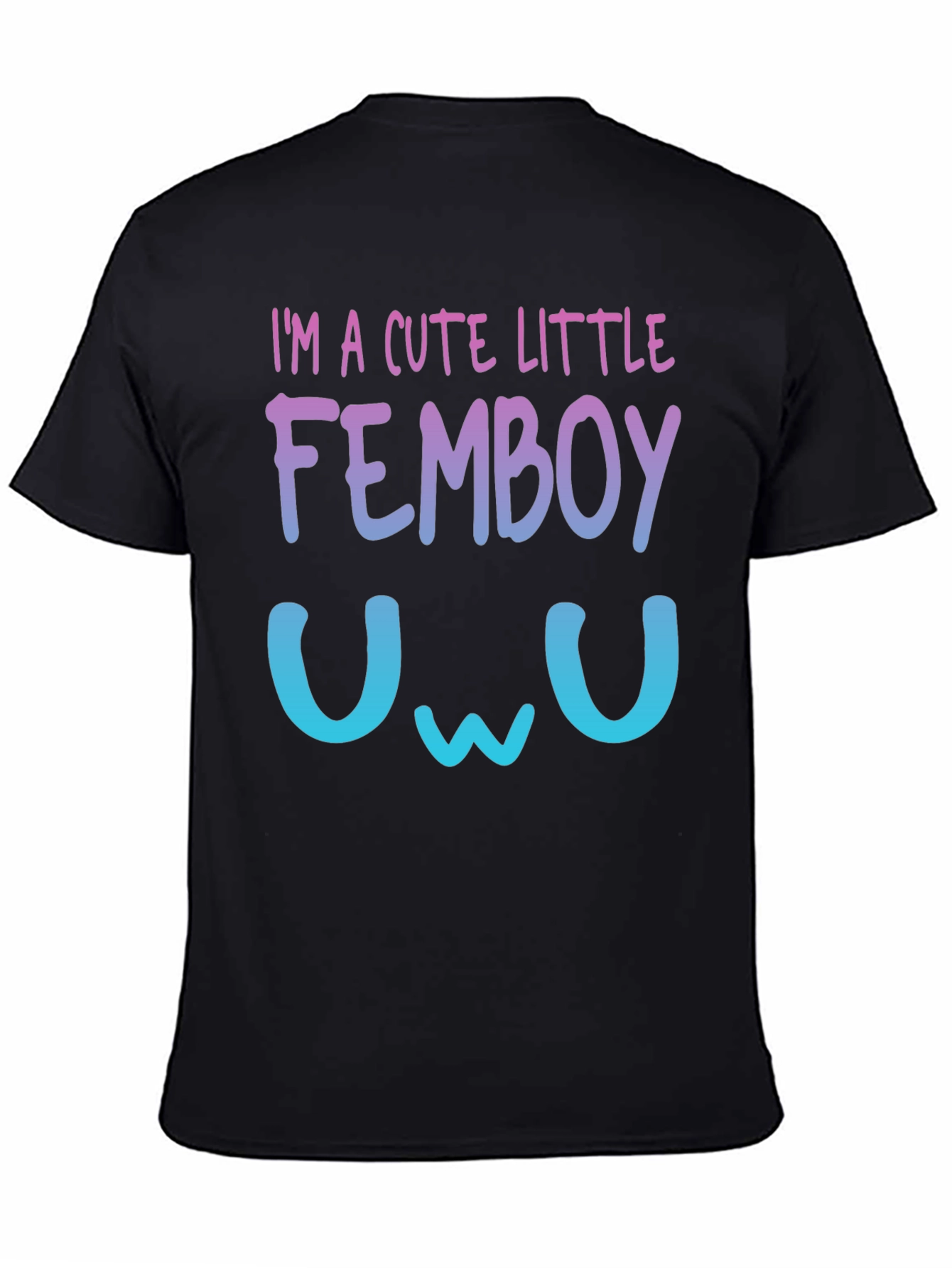 Cute Little Femboy T-Shirt - Gradient Design