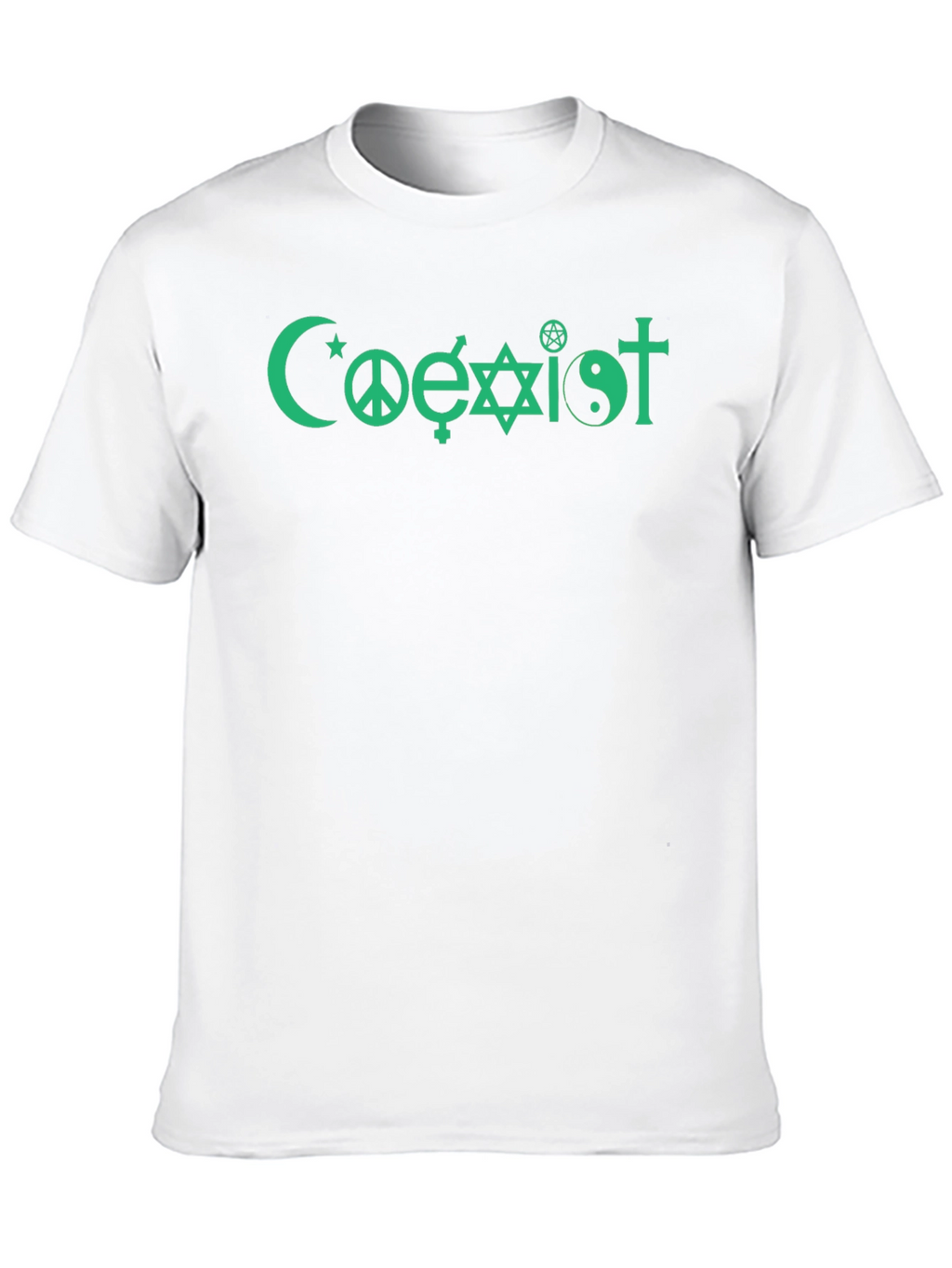 Coexist Graphic T-Shirt - Peace and Unity Design