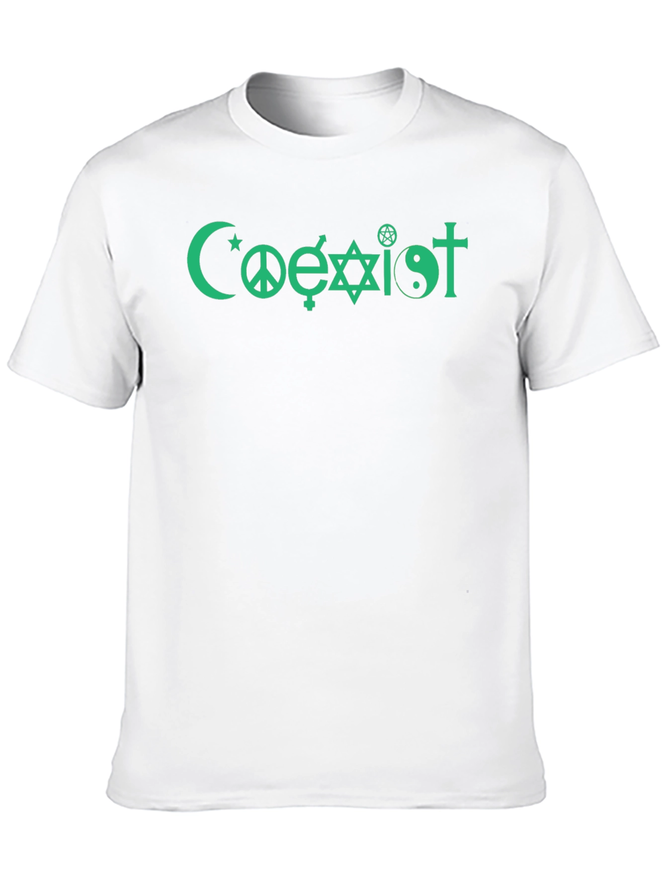 Coexist Graphic T-Shirt - Peace and Unity Design