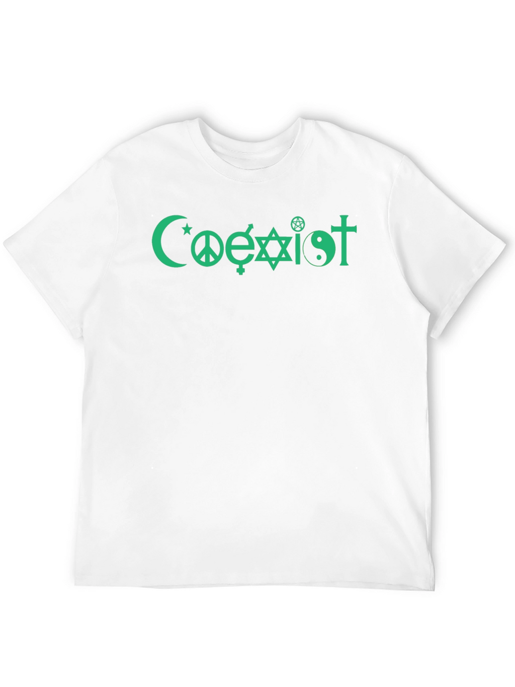 Coexist Graphic T-Shirt - Peace and Unity Design