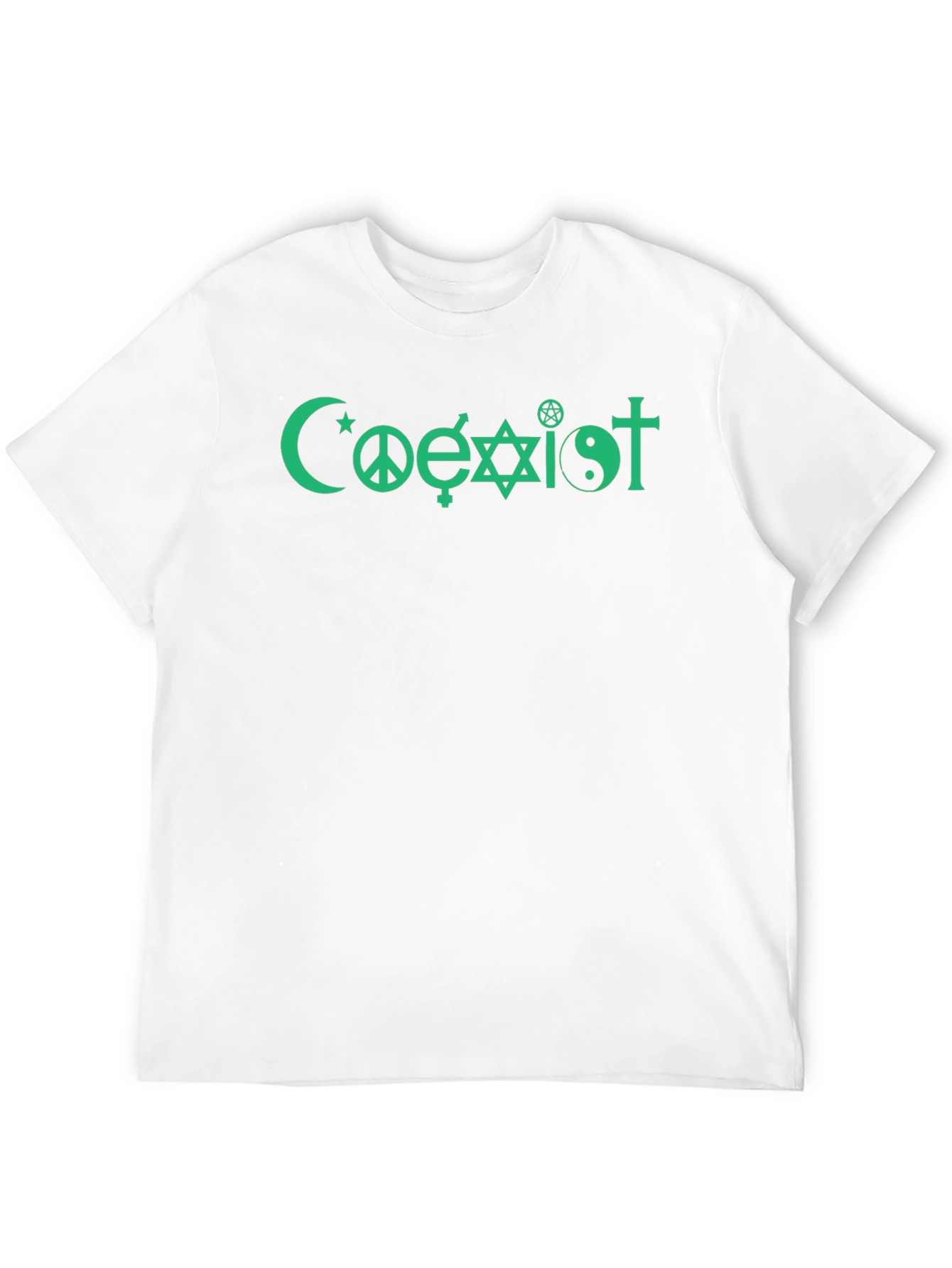 Coexist Graphic T-Shirt - Peace and Unity Design