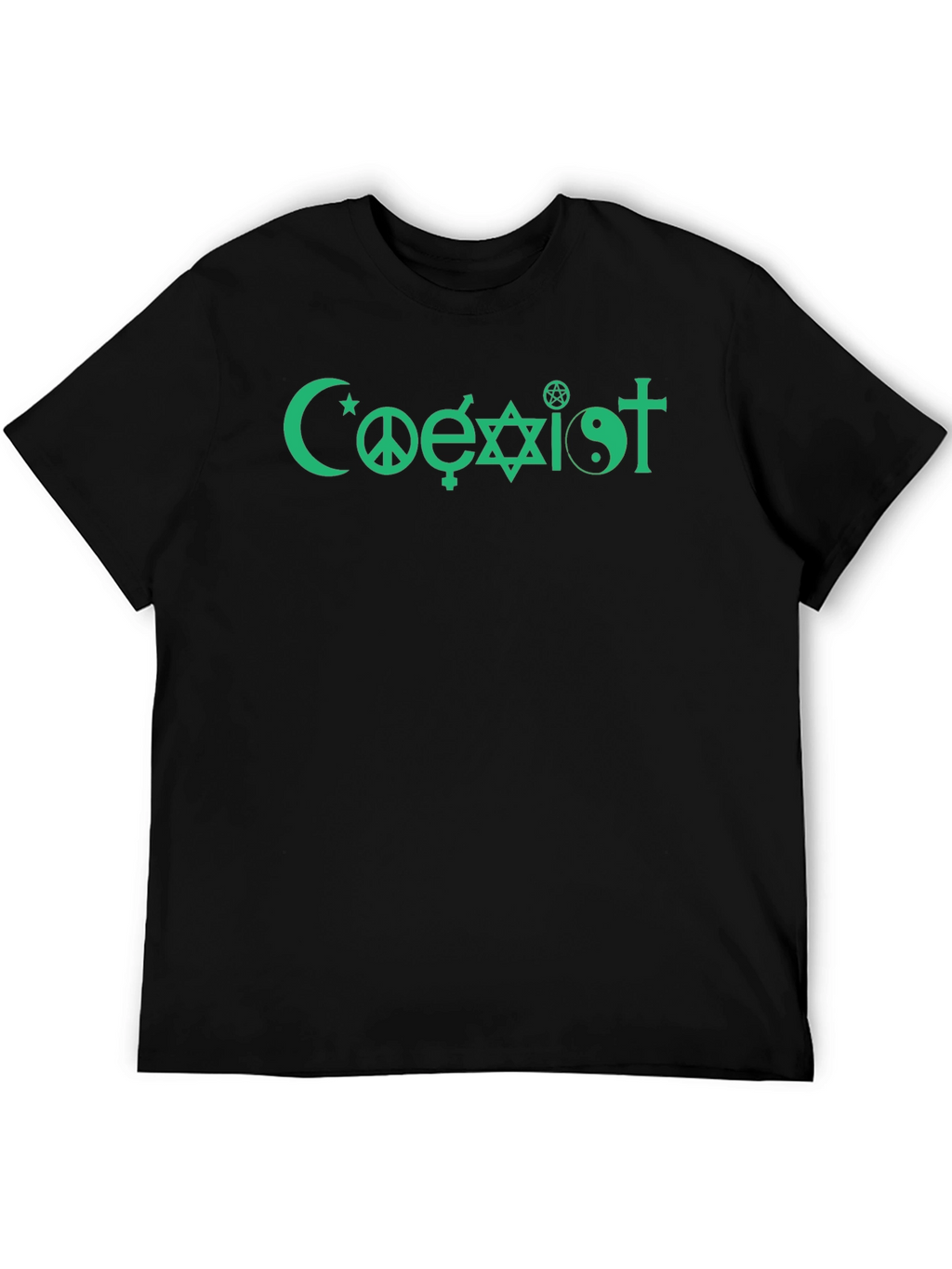 Coexist Graphic T-Shirt - Peace and Unity Design