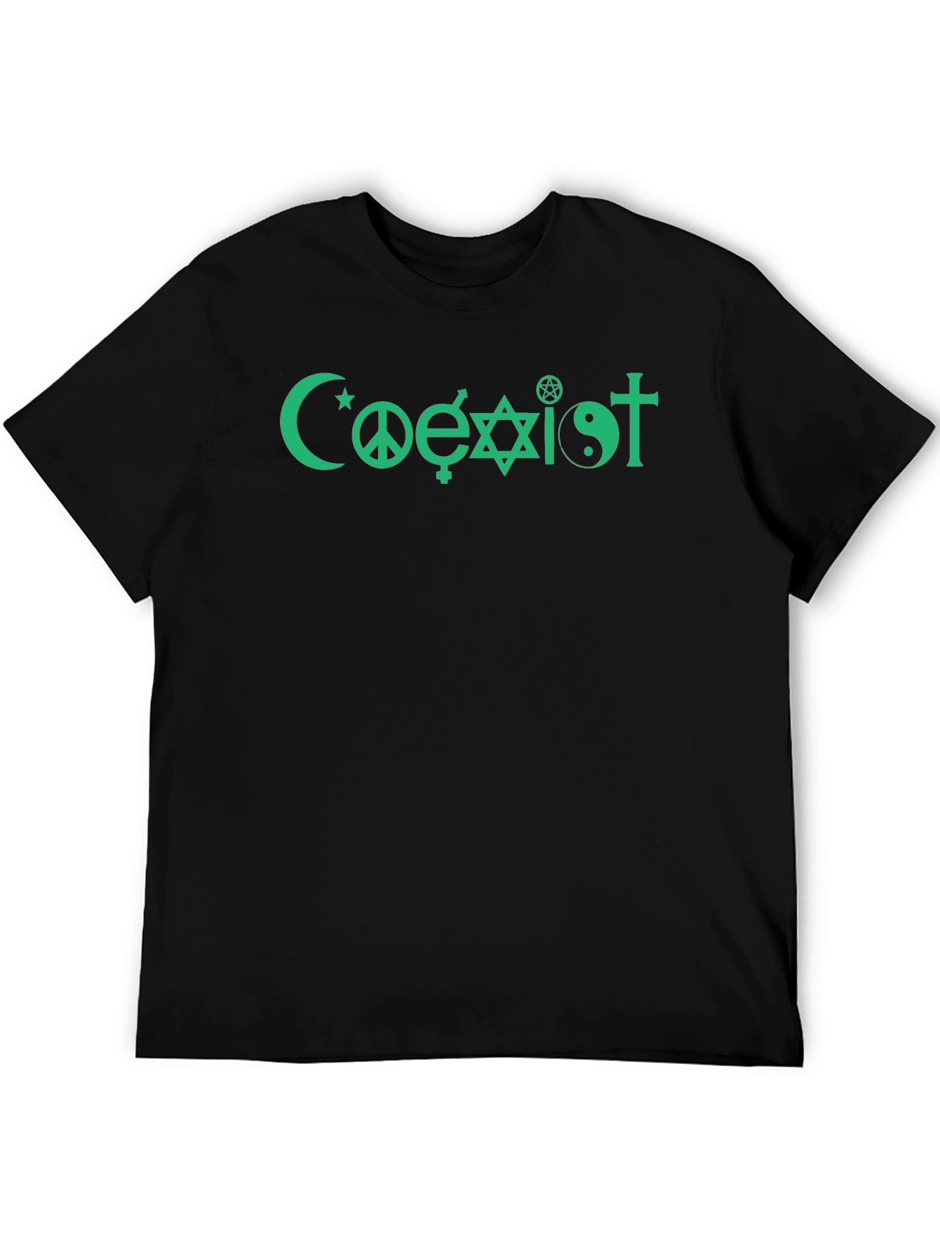 Coexist Graphic T-Shirt - Peace and Unity Design