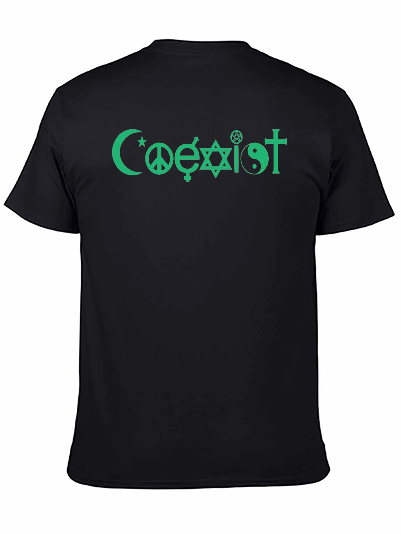 Coexist Graphic T-Shirt - Peace and Unity Design
