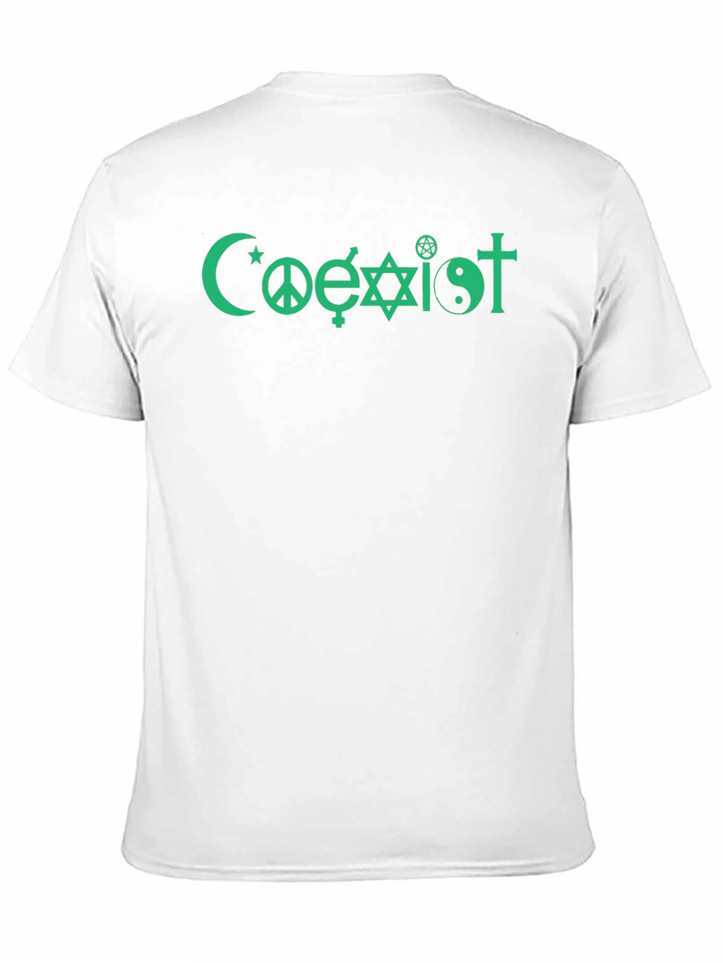 Coexist Graphic T-Shirt - Peace and Unity Design