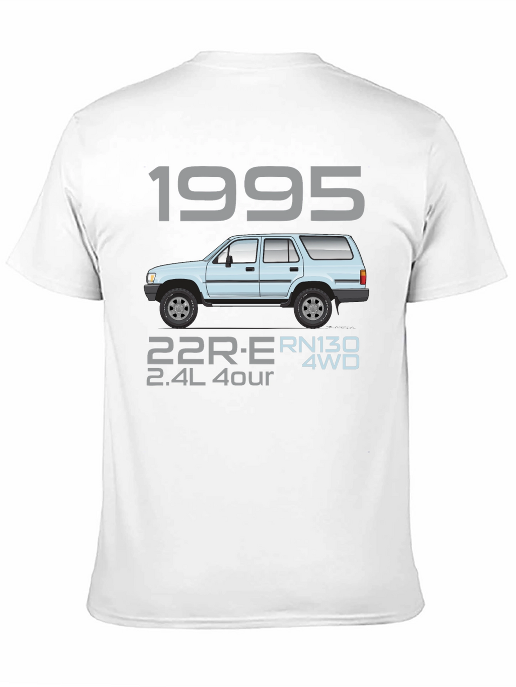 1995 4Runner Graphic Tee - Automotive Enthusiast Shirt