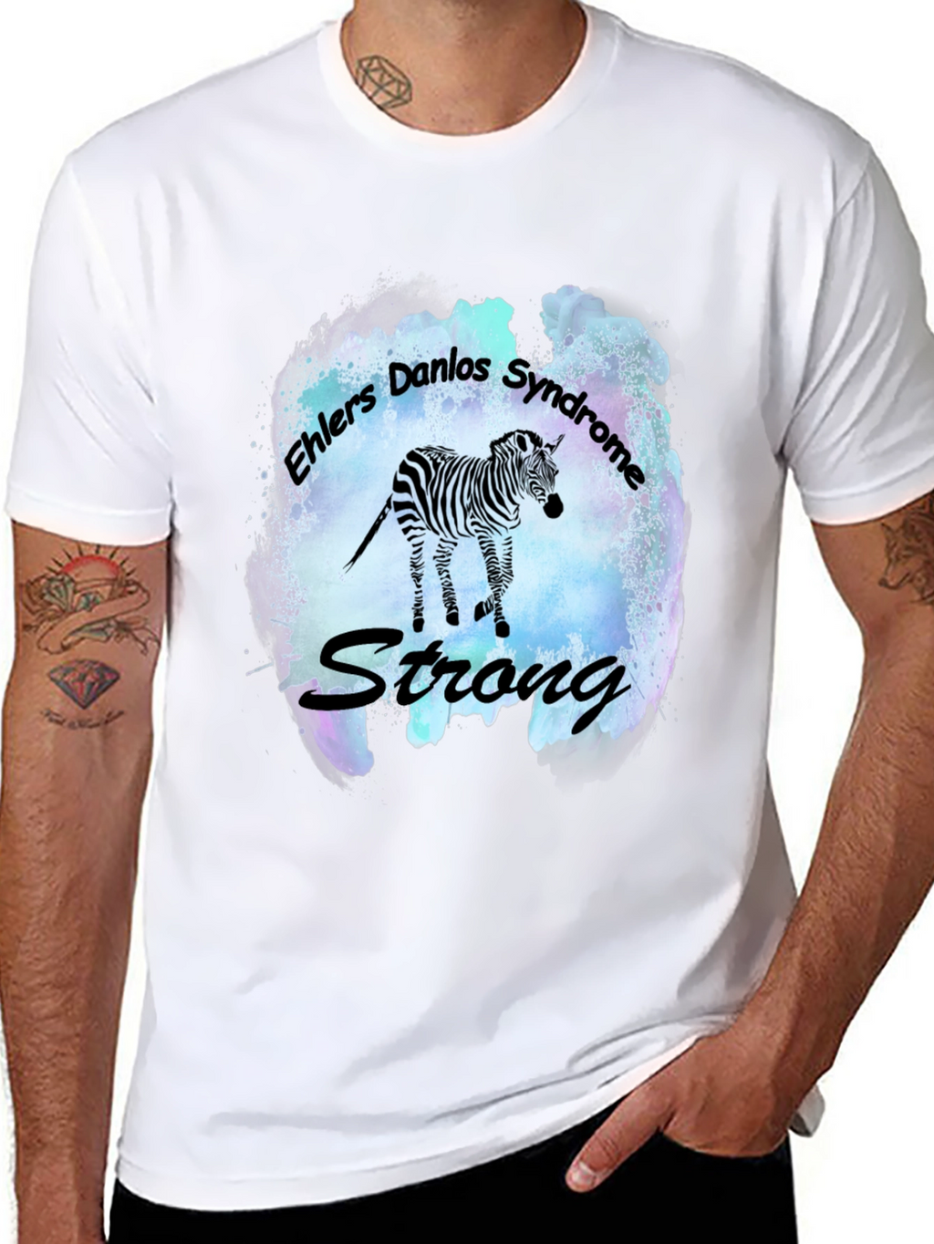 Ehlers Danlos Syndrome Zebra Strong T-Shirt