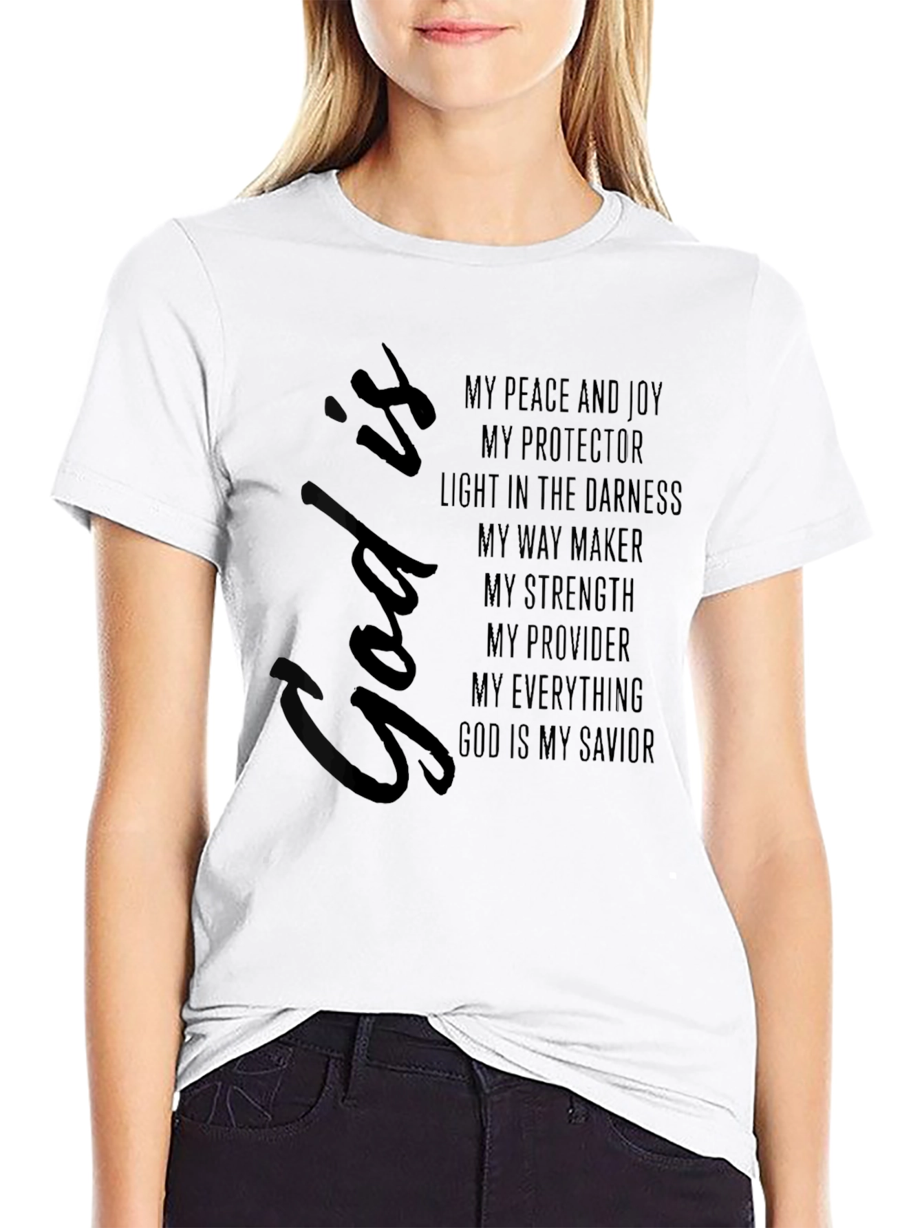 God Is T-Shirt - Faith Based Apparel