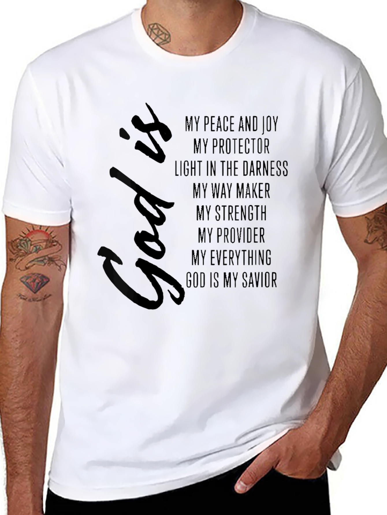 God Is T-Shirt - Faith Based Apparel